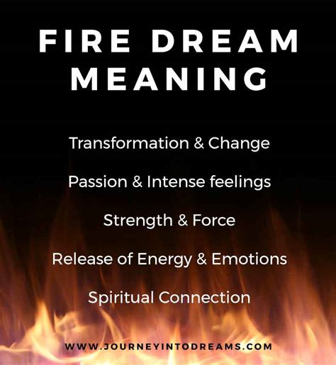 Symbolism of Fire in Dreams