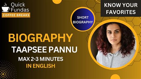 Taapsee Pannu Biography: Early Life and Career