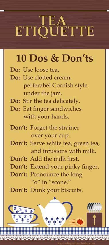 Tea Etiquette: Unveiling the Dos and Don'ts of Tea Consumption