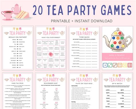 Tea Party Games: Infusing Your Gathering with Joy and Amusement