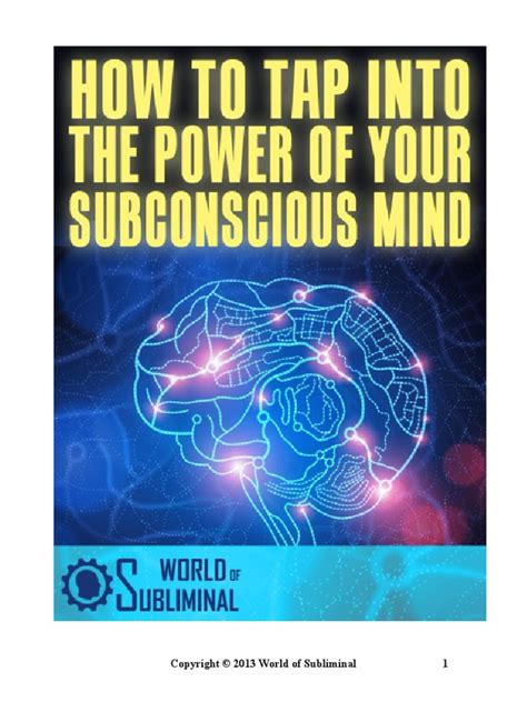 Techniques for Tapping into the Power of Your Subconscious