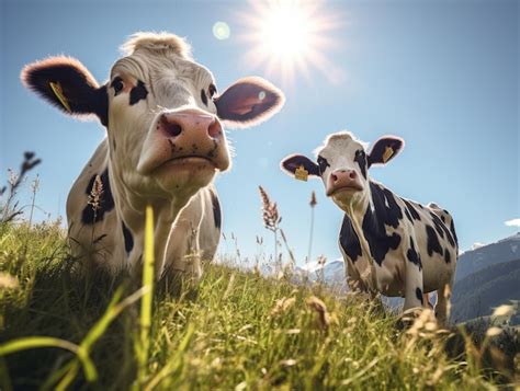 The Allure and Tranquility of Bovines in their Natural Habitat