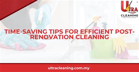 The Art of Efficient Cleaning: Time-saving Techniques