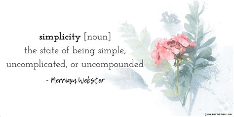 The Beauty of Simplicity