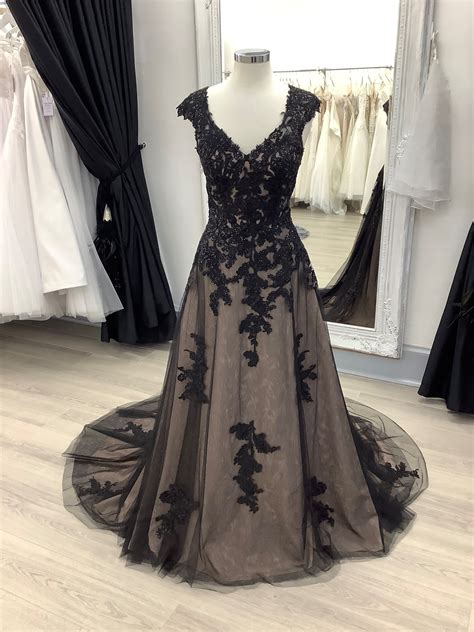 The Captivating Charm of an Ebony Bridal Gown