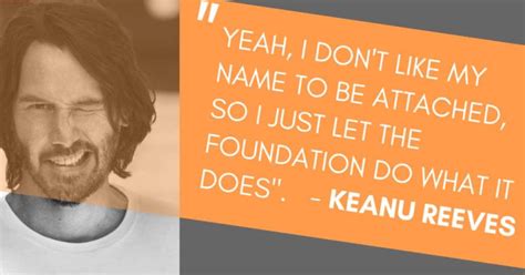 The Charitable Side of Keanu Reeves