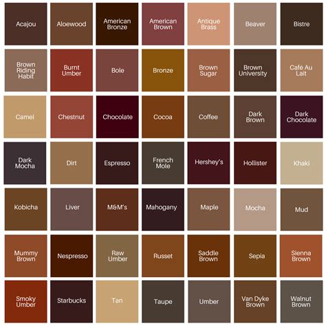 The Color Brown: Reflecting Stability and Earthiness
