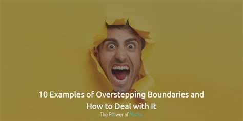 The Consequences and Risks of Overstepping Boundaries in the Professional Environment