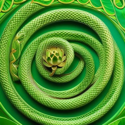 The Cultural Significance of a White Green Serpent in Various Societies