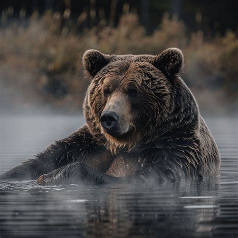 The Elusive Big Grizzly Bear: An Untamed Beauty