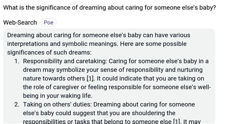 The Emotional Significance of Dreaming about Someone Else's Infant