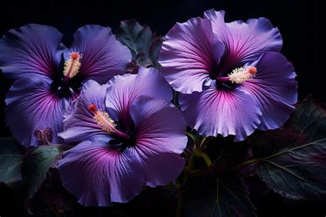 The Enchanting Charm of Crimson Hibiscus Blossoms