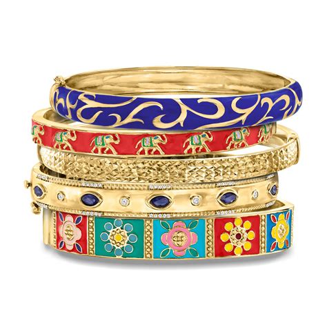 The Enchanting Palette of Exuberant Bangles