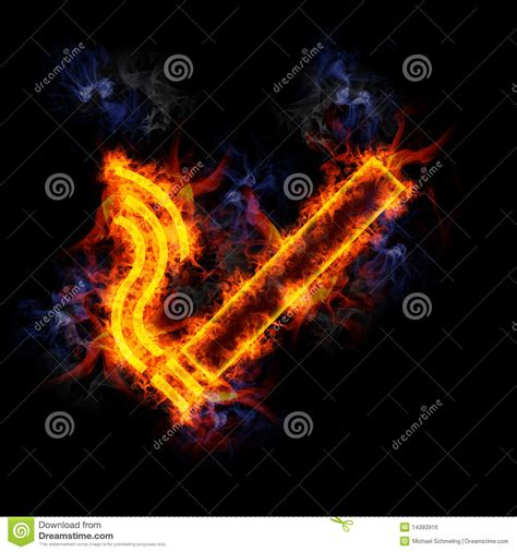 The Enigma Surrounding the Fiery Cigarette Symbol