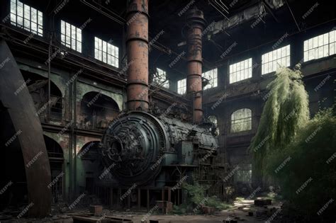 The Enigmatic Deserted Factory: A Glimpse into the Eras of Neglect