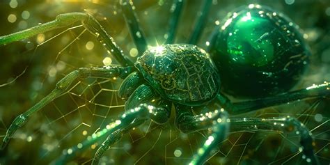 The Enigmatic Presence of an Emerald Arachnid