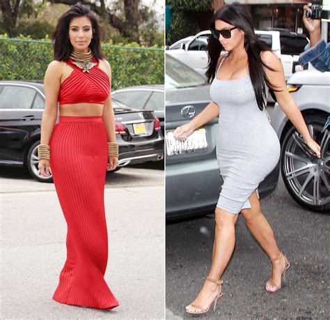 The Evolution of Kim Kardashian's Figure