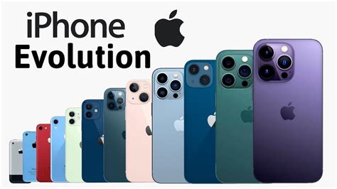 The Evolution of iPhones: From 1 to 12 Pro Max