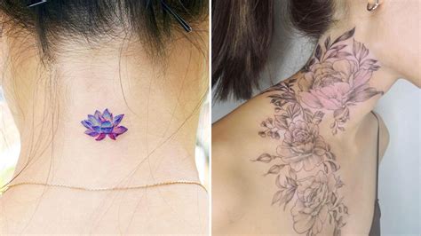 The Feminine Touch: Delicate and Elegant Neck Tattoo Designs for Women