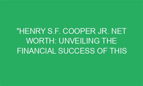 The Financial Success and Worth of the Iconic Figure