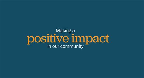 The Fulfilling Nature of the Job: Making a Positive Impact on Communities