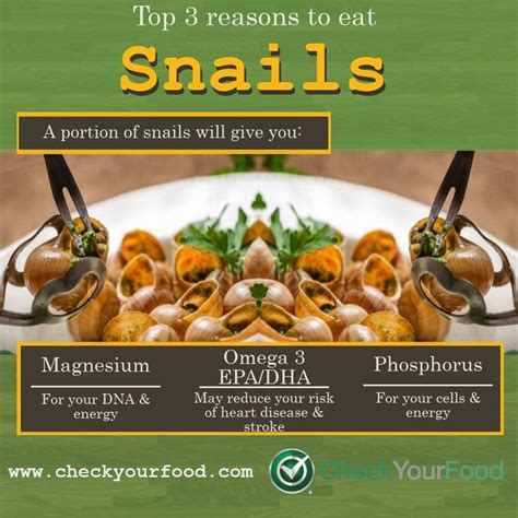 The Health Benefits of Consuming Escargots