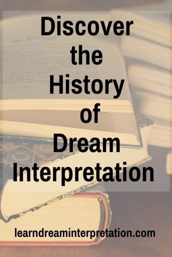 The History of Dream Analysis