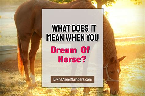 The Horse as a Potent Symbol in Dreams