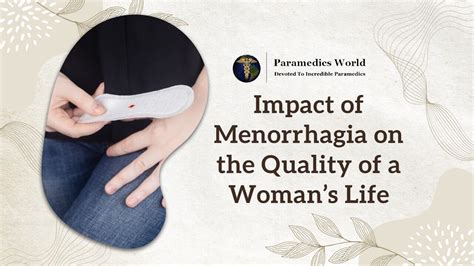 The Impact of a Menorrhagia on Daily Life