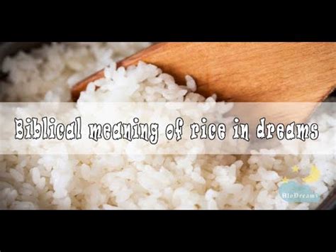 The Importance of Fish and Rice in Dreams