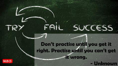 The Importance of Practice in Attaining Success