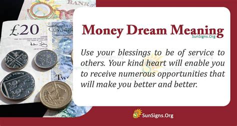 The Importance of Recipient in Money Dream Interpretation