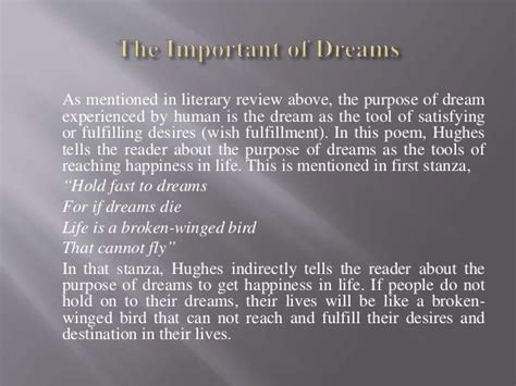 The Influence and Importance of Dreams