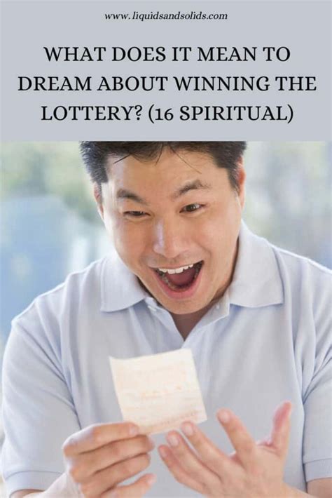 The Intriguing Phenomenon of Dreaming About Winning the Lottery