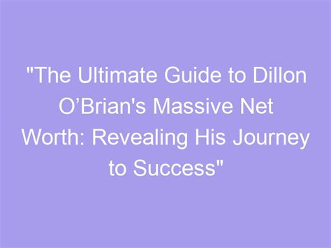 The Journey to Success: Shawn Dillon's Story