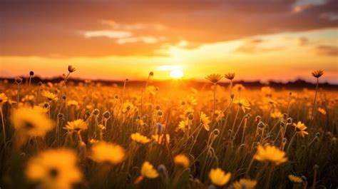 The Magic of Sunsets: Captivating Moments in the Meadow