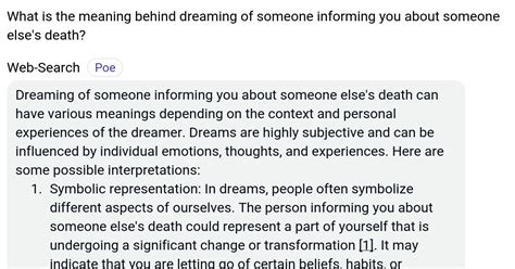 The Meaning Behind Dreaming of Someone's Passing