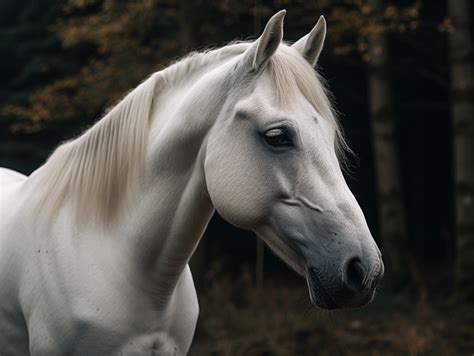 The Meaning Behind a Pensive Albino Stallion in Ill Health