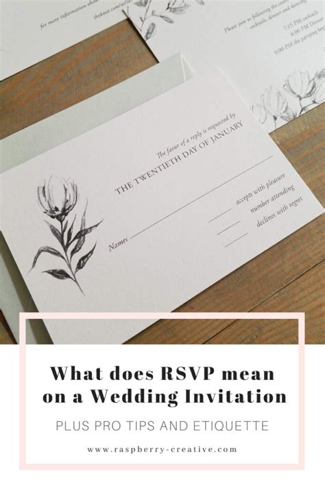 The Meaning behind a Wedding Invitation for the Future