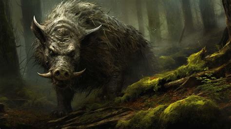 The Mythical Origins of Wild Boar Pursuit