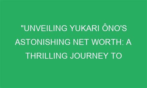 The Path to Success and Recognition of Yukari Uno