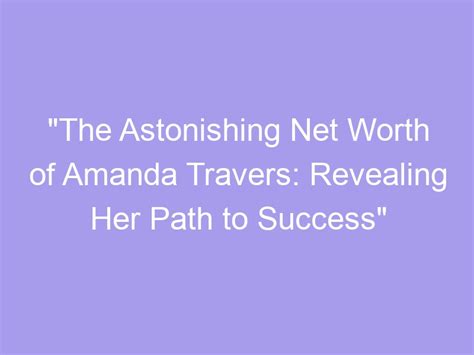 The Path to Success for Amanda Strachan