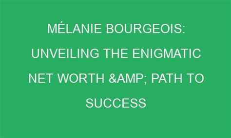 The Path to Success of the Enigmatic Mel Alicia