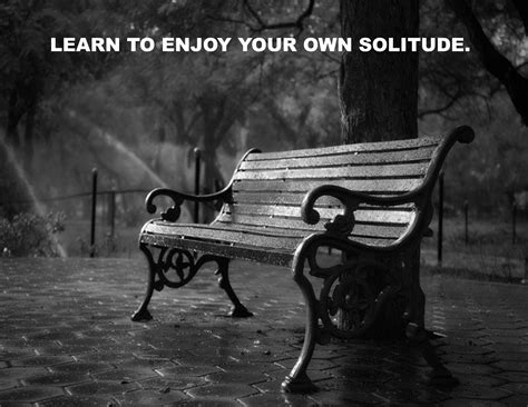 The Pleasure of Enjoying Solitude in Your Own Space