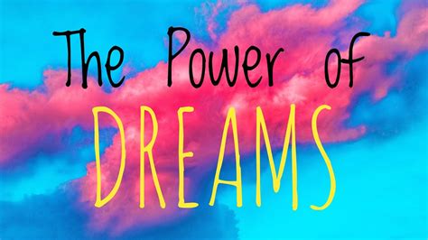 The Power of Dreams: The Experience of Treading on Wealth