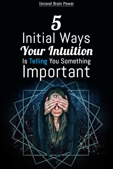 The Power of Intuition: Is Your Subconscious Trying to Communicate a Message?