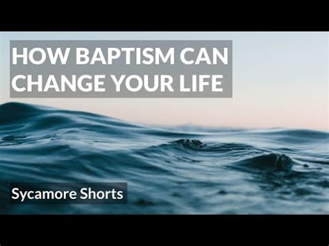 The Power of Renewal: Reflecting on the Transformative Effects of Baptism on Individuals and Communities