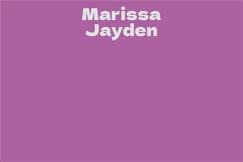 The Promising Future of Marissa Jayden