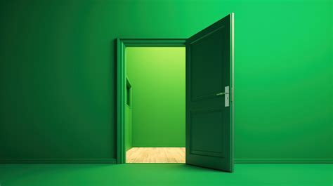 The Psychological Analysis of Imagining a Green Door