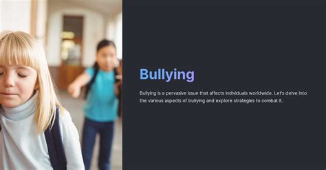 The Psychological Impact of Bully Dreams: Exploring the Emotional Fallout